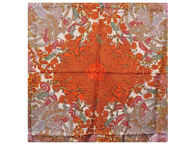 Hermès HERMES Carré 90 Seidentuch "Maitres de la Foret" Multicolor Auth am12487M Mehrfarben - Ansicht 6
