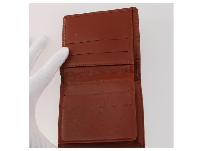 LOUIS VUITTON Monogram Vernis Epi Wallet 5 Set Red Beige Brown LV Auth BA13875 Marrone Rosso - vista 13