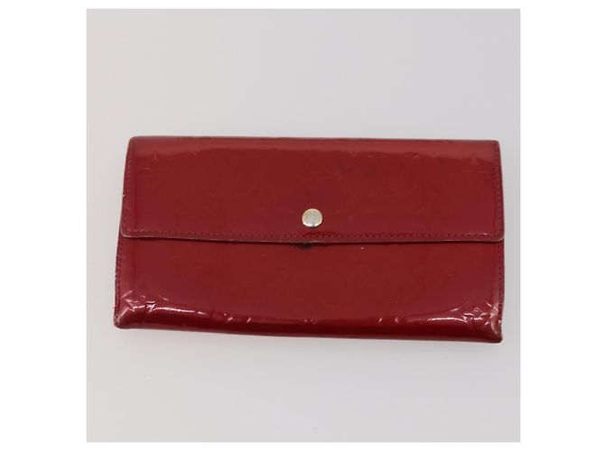 LOUIS VUITTON Monogram Vernis Epi Wallet 5 Set Red Beige Brown LV Auth BA13875 Marrone Rosso - vista 20