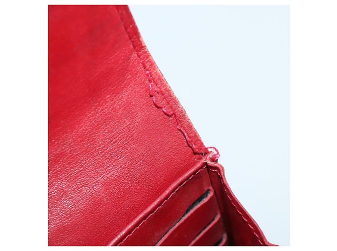 LOUIS VUITTON Monogram Vernis Epi Wallet 5 Set Red Beige Brown LV Auth BA13875 Marrone Rosso - vista 25