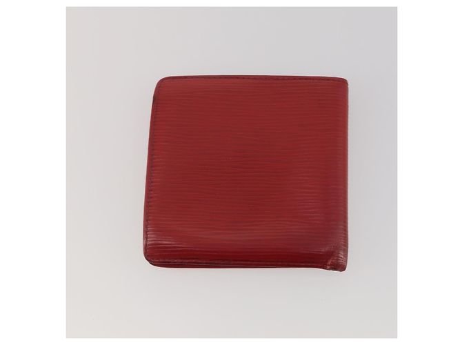 LOUIS VUITTON Monogram Vernis Epi Wallet 5 Set Red Beige Brown LV Auth BA13875 Marrone Rosso - vista 3