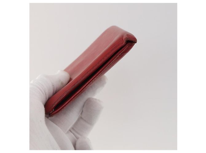 LOUIS VUITTON Monogram Vernis Epi Wallet 5 Set Red Beige Brown LV Auth BA13875 Marrone Rosso - vista 5