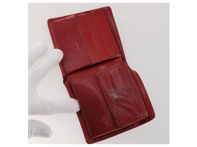LOUIS VUITTON Monogram Vernis Epi Wallet 5 Set Red Beige Brown LV Auth BA13875 Marrone Rosso - vista 6