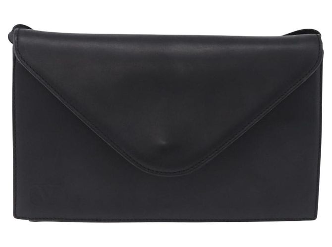 Borsa a tracolla VALENTINO in pelle nera e oro autentica bs37002 - vista 13