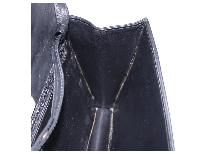 Borsa a tracolla VALENTINO in pelle nera e oro autentica bs37002 - vista 17