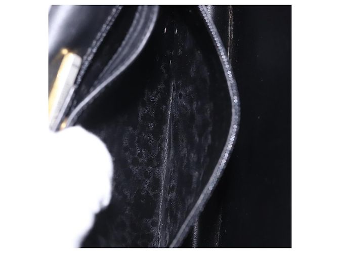 Borsa a tracolla VALENTINO in pelle nera e oro autentica bs37002 - vista 20