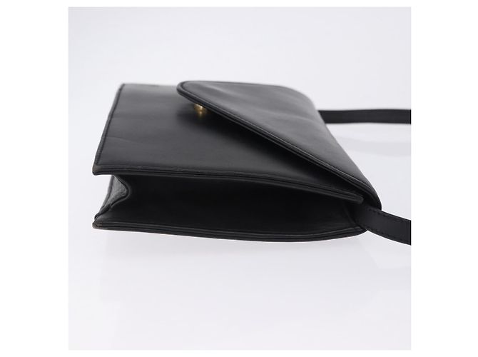 Borsa a tracolla VALENTINO in pelle nera e oro autentica bs37002 - vista 3