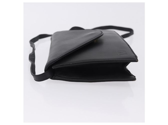 Borsa a tracolla VALENTINO in pelle nera e oro autentica bs37002 - vista 4