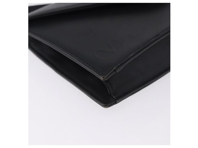 Borsa a tracolla VALENTINO in pelle nera e oro autentica bs37002 - vista 9
