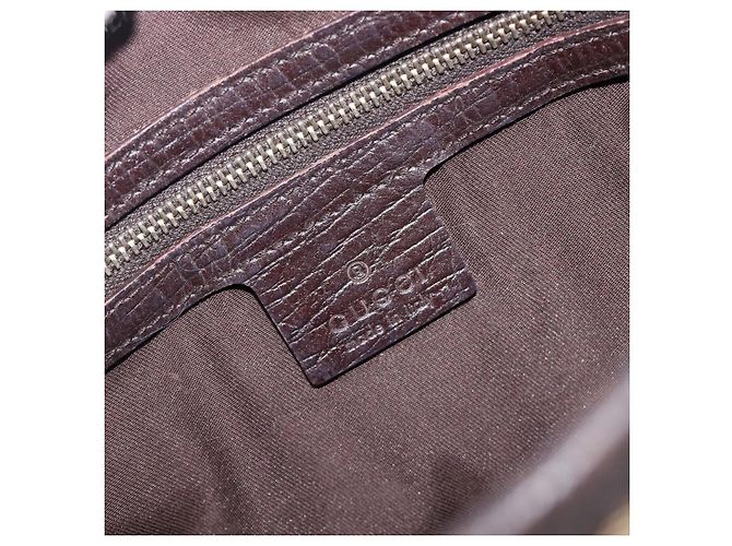 Borsa a tracolla GUCCI GG Canvas Web Sherry Line Beige Gold 144388 Auth ka6002 D'oro - vista 19