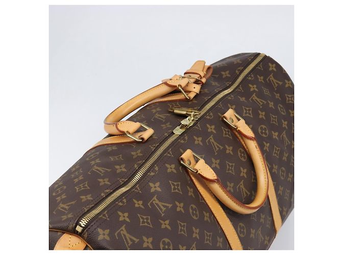 LOUIS VUITTON Monogram Keepall 55 Boston Bag M41424 LV Auth ka6039V Monogramma - vista 6