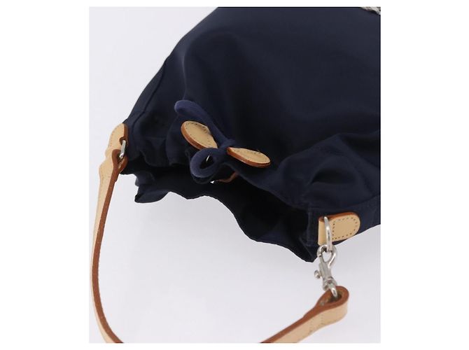 Borsa a mano BURBERRY Nylon Navy Silver Auth hk4051A Argento Blu navy - vista 6