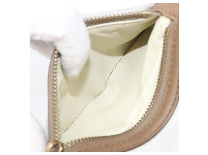 Céline CELINE Luggage Mini Shopper Hand Bag Leather Brown Gold Tone Auth 199523A Marrone - vista 26