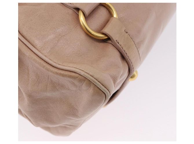 Borsa a mano Miu Miu in pelle 2way Rosa Tono Oro Auth 167577V - vista 17