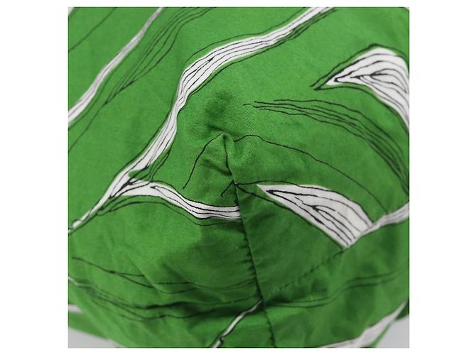 Borsa Tote Miu Miu Nylon Green Silver Auth 200289A Argento Verde - vista 16