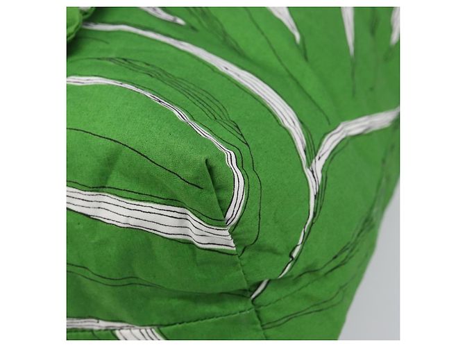 Borsa Tote Miu Miu Nylon Green Silver Auth 200289A Argento Verde - vista 9