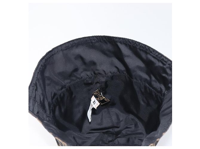 FENDI Zucca Canvas Bucket Hat Brown Black Auth 201009V Braun Schwarz - Ansicht 9