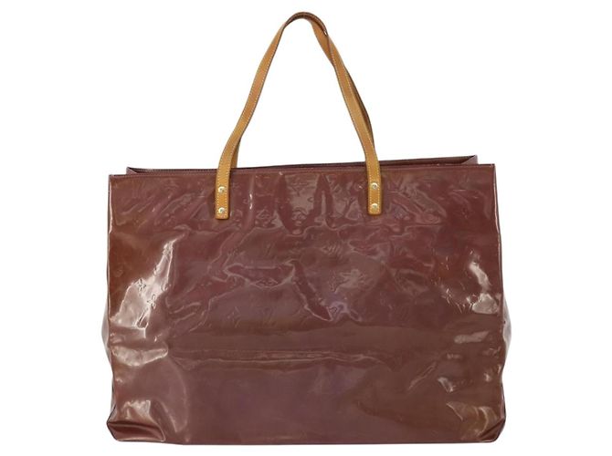 Borsa Tote LOUIS VUITTON Monogram Vernis Reade GM Purple Viole M91085 Auth ep15738 Porpora - vista 13