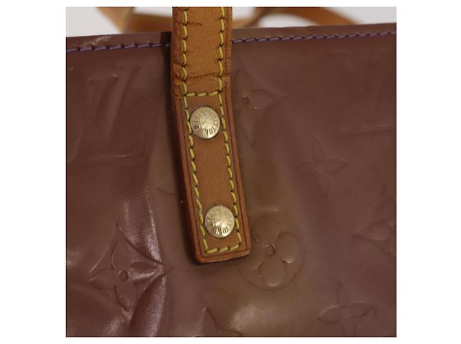 Borsa Tote LOUIS VUITTON Monogram Vernis Reade GM Purple Viole M91085 Auth ep15738 Porpora - vista 17