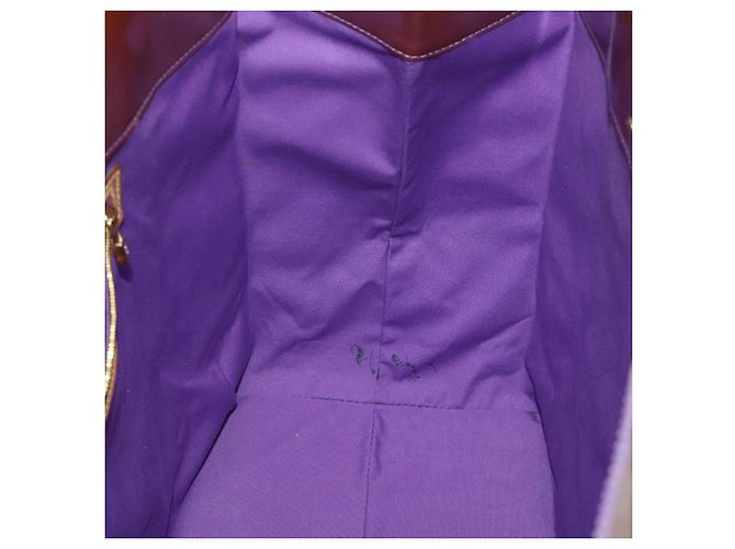 Borsa Tote LOUIS VUITTON Monogram Vernis Reade GM Purple Viole M91085 Auth ep15738 Porpora - vista 19