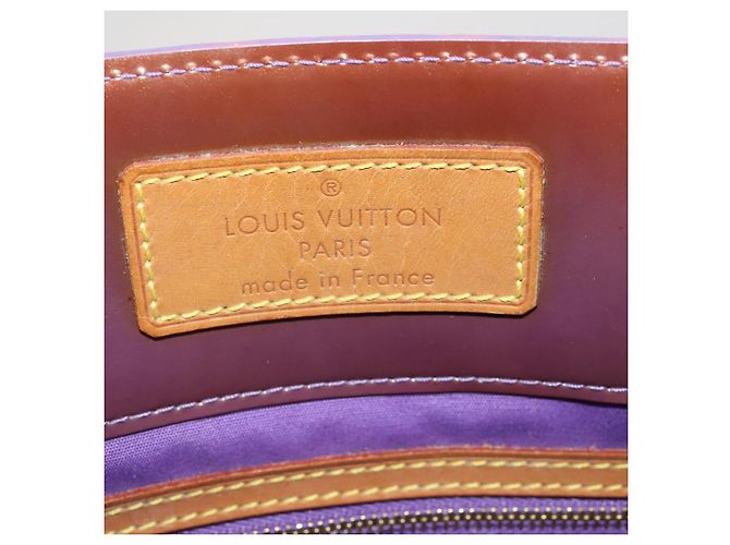 Borsa Tote LOUIS VUITTON Monogram Vernis Reade GM Purple Viole M91085 Auth ep15738 Porpora - vista 20