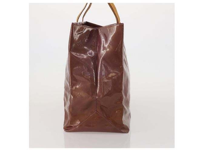 Borsa Tote LOUIS VUITTON Monogram Vernis Reade GM Purple Viole M91085 Auth ep15738 Porpora - vista 3
