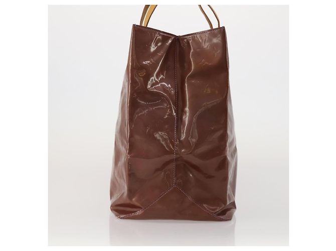 Borsa Tote LOUIS VUITTON Monogram Vernis Reade GM Purple Viole M91085 Auth ep15738 Porpora - vista 4