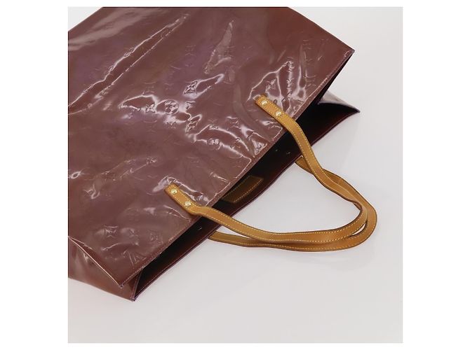Borsa Tote LOUIS VUITTON Monogram Vernis Reade GM Purple Viole M91085 Auth ep15738 Porpora - vista 6