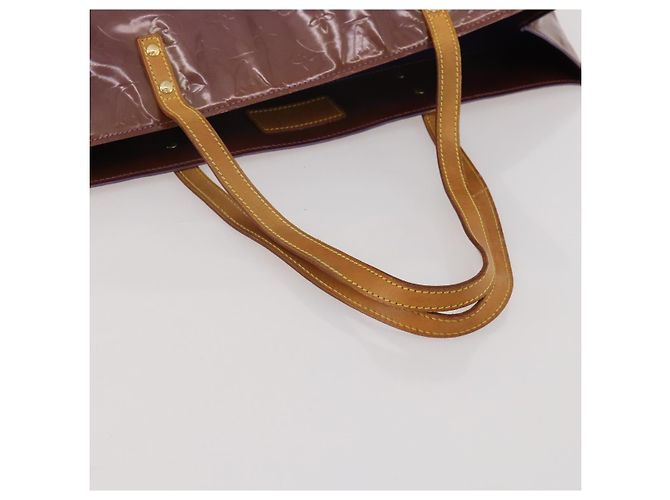 Borsa Tote LOUIS VUITTON Monogram Vernis Reade GM Purple Viole M91085 Auth ep15738 Porpora - vista 7