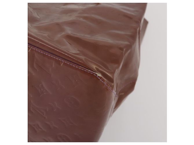 Borsa Tote LOUIS VUITTON Monogram Vernis Reade GM Purple Viole M91085 Auth ep15738 Porpora - vista 9