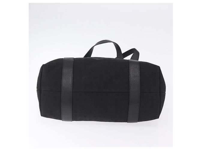 Bulgari Saco Tote BVLGARI Logo Mania Canvas Black Silver Auth 202329 Preto Prata - vista 5