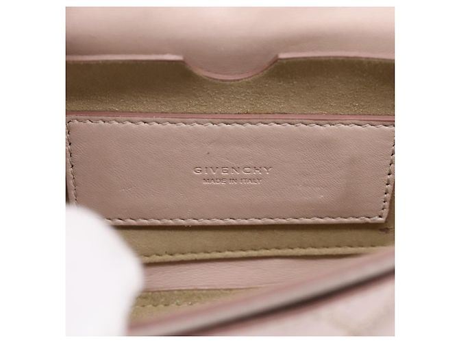 GIVENCHY Schultertasche Leder Rosa Goldton Auth 202242A Pink - Ansicht 11