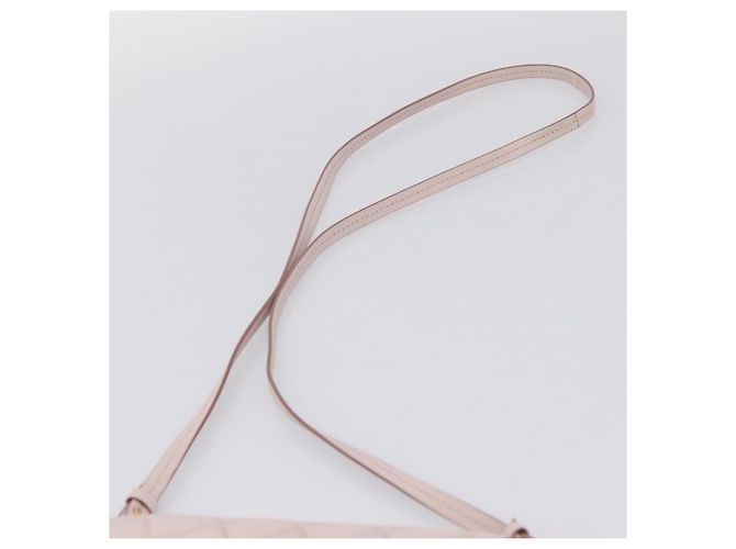 GIVENCHY Schultertasche Leder Rosa Goldton Auth 202242A Pink - Ansicht 14