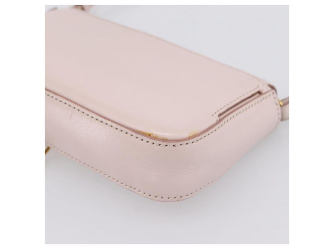 GIVENCHY Schultertasche Leder Rosa Goldton Auth 202242A Pink - Ansicht 16