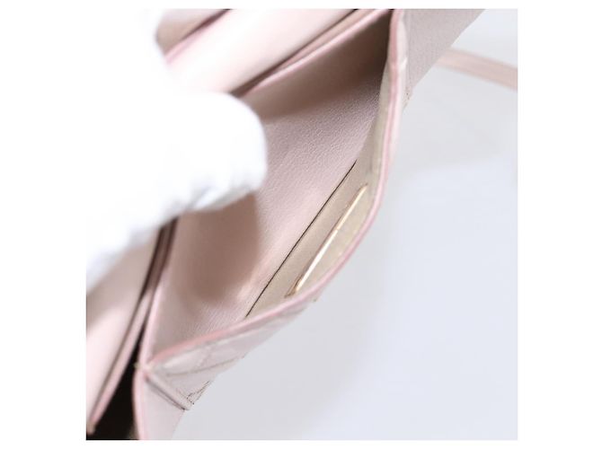 GIVENCHY Schultertasche Leder Rosa Goldton Auth 202242A Pink - Ansicht 22