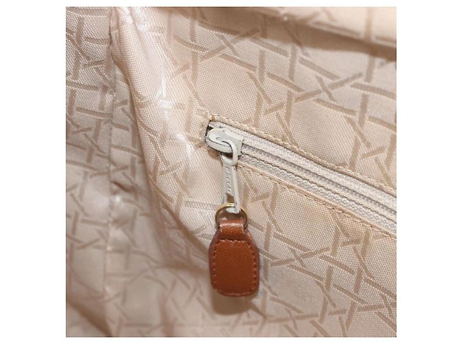 Borsa Christian Dior Canage in pelle marrone e oro autentica bs36947 D'oro - vista 21