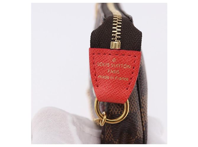LOUIS VUITTON Monogram Christmas limited Mini Pochette Pouch M41655 Auth 200096M Monogramma - vista 18