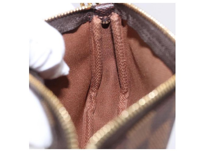 LOUIS VUITTON Monogram Christmas limited Mini Pochette Pouch M41655 Auth 200096M Monogramma - vista 21