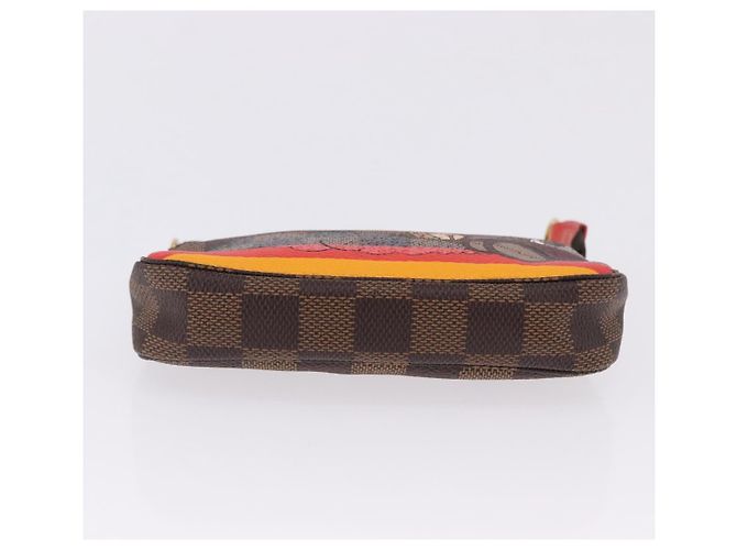 LOUIS VUITTON Monogram Christmas limited Mini Pochette Pouch M41655 Auth 200096M Monogramma - vista 5