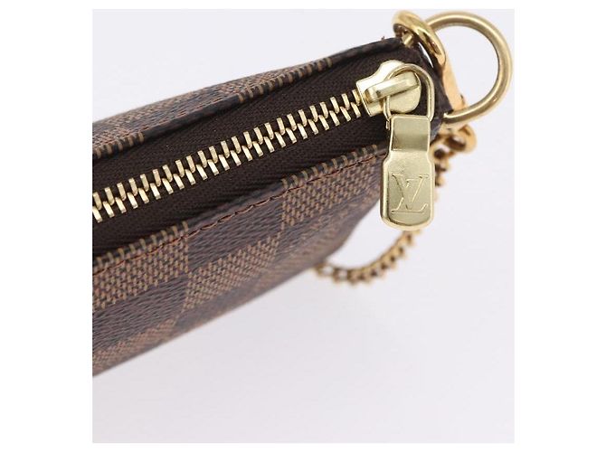 LOUIS VUITTON Monogram Christmas limited Mini Pochette Pouch M41655 Auth 200096M Monogramma - vista 9