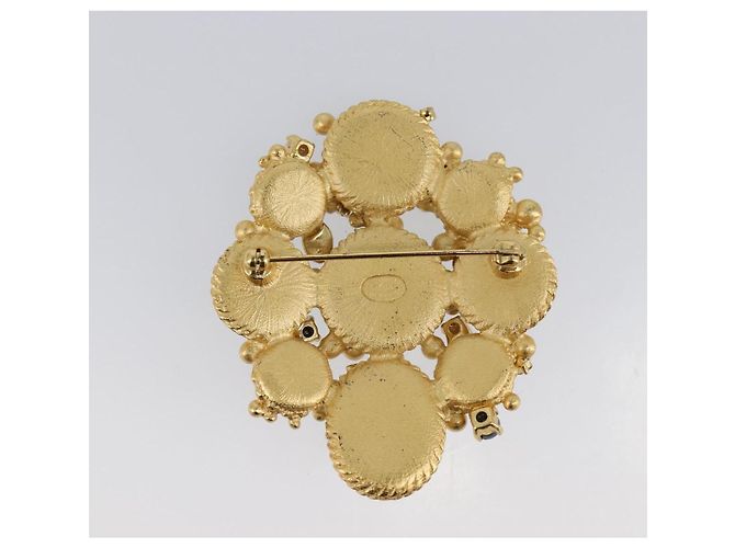 Spilla CHANEL Metallo Oro CC Auth bs36908M D'oro - vista 5