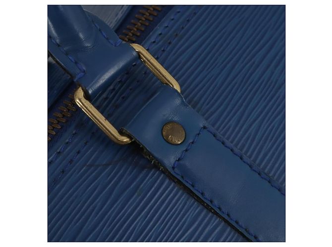LOUIS VUITTON Epi Keepall 55 Boston Bag Toledo Blue M42955 LV Auth BA13684A - vista 10