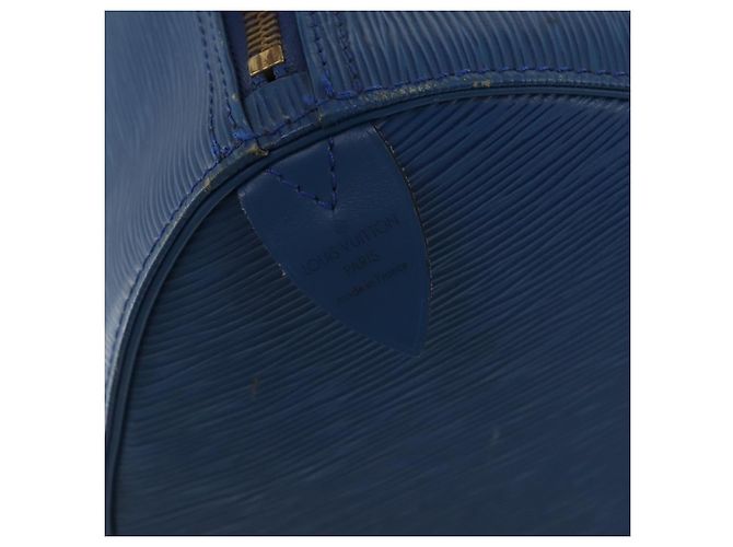 LOUIS VUITTON Epi Keepall 55 Boston Bag Toledo Blue M42955 LV Auth BA13684A - vista 17