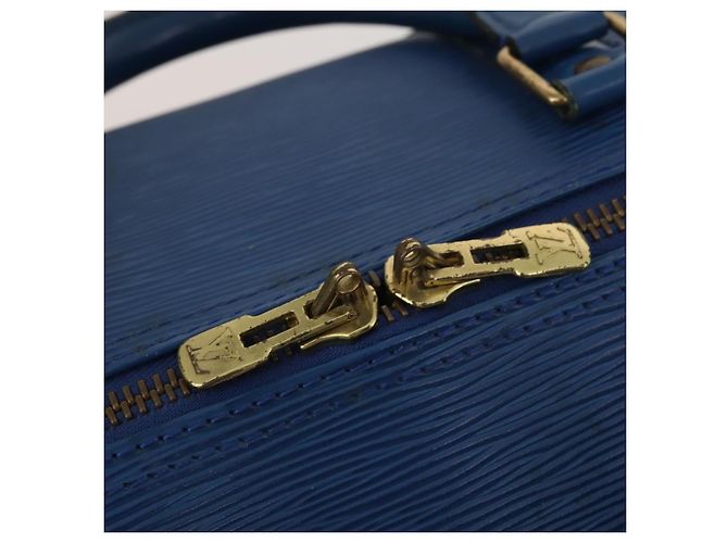 LOUIS VUITTON Epi Keepall 55 Boston Bag Toledo Blue M42955 LV Auth BA13684A - vista 19