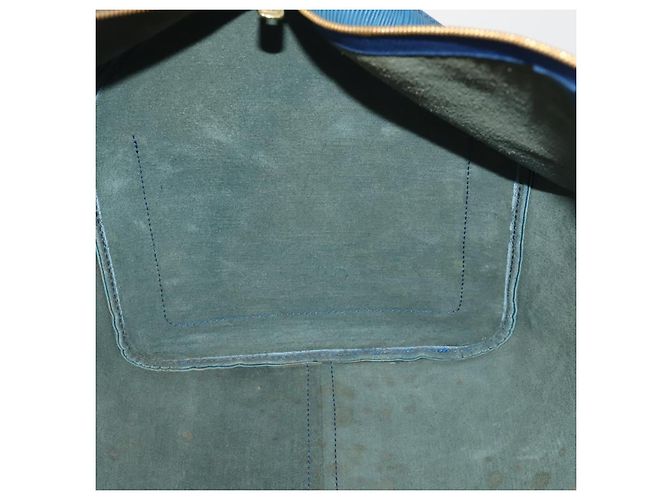 LOUIS VUITTON Epi Keepall 55 Boston Bag Toledo Blue M42955 LV Auth BA13684A - vista 20
