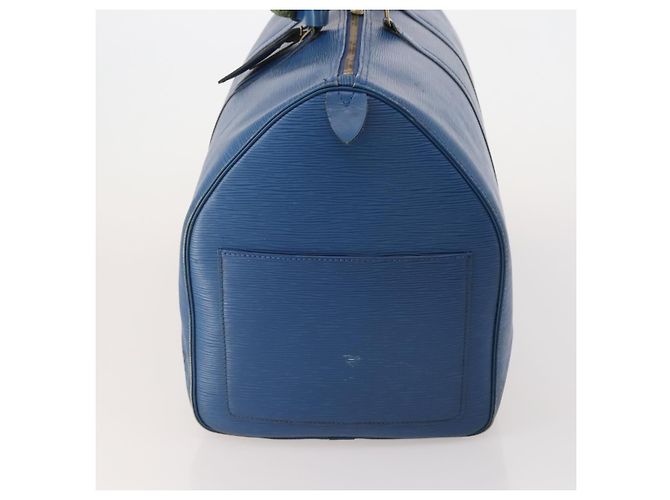 LOUIS VUITTON Epi Keepall 55 Boston Bag Toledo Blue M42955 LV Auth BA13684A - vista 3