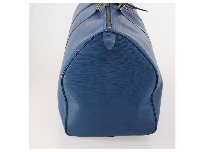 LOUIS VUITTON Epi Keepall 55 Boston Bag Toledo Blue M42955 LV Auth BA13684A - vista 4