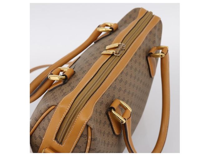 Borsa GUCCI Micro GG Supreme PVC Leather 2way Beige Gold 002 25 0033 Auth am12515A D'oro - vista 6