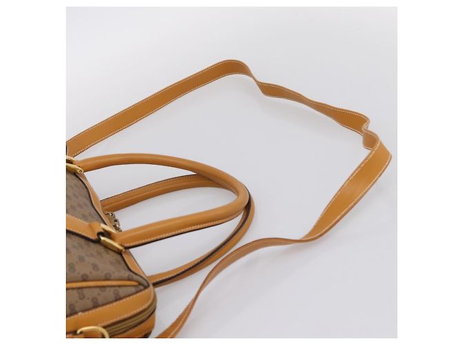 Borsa GUCCI Micro GG Supreme PVC Leather 2way Beige Gold 002 25 0033 Auth am12515A D'oro - vista 9