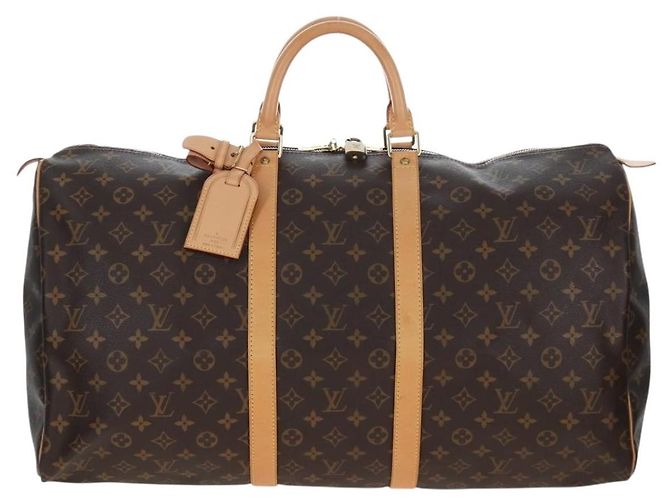 LOUIS VUITTON Monogram Keepall 55 Boston Bag M41424 LV Auth ki6805M Monogramma - vista 13